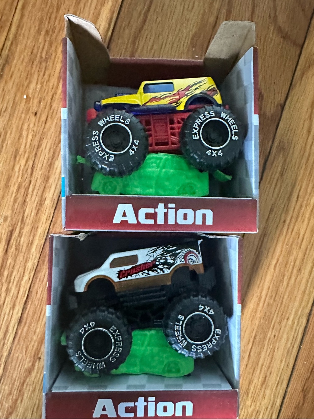 New Set Of Two Express Turbo Wheels Toy Monster Truck 1:64 Scale